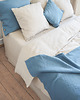 koce i narzuty Lniana Narzuta DUSTY BLUE 3