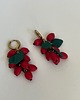 kolczyki z masy plastycznej Kolczyki Dzika Róża handmade polimerowa glina 3