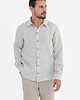 koszule męskie Lniana koszula SAHARA  gray stripes 1