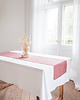 obrusy i serwetki Lniany Bieżnik Heavy Linen DUSTY PINK 1
