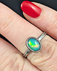 pierścionki srebrne Pierścionek Little rainbow- opal 3