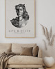 plakaty Plakat Vintage Retro LIFE & DEATH 1