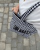 torby na ramię Pikowana torba shopper z haftem "Dramat" 1