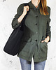 torby XXL Shelly bag czarna torba nubuk wodoodporny vegan 4