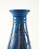 wazony Wazon ceramiczny niebieski, duński design, lata 70, produkcja: Dania 3