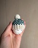 ozdoby wielkanocne Czapeczka z pomponem  na jajka wielkanocne  - 1 szt. 2