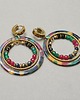 kolczyki z kamieniami Kolczyki Wianki circle  (colourful)  7