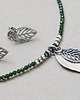 kolczyki wire wrapping Listki brzozy vol. 2 - sztyfty 5