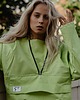 kurtki damskie Kurtka wiatrówka typu anorak neon lime 11