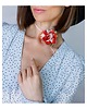 chokery Choker z jedwabiu 2