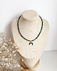 chokery Naszyjnik malachit awenturyn turmalin kamienie naturalne choker 3