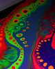 obrazy Kolorowy obraz świecący w UV "Fluid life"- 3 x 40x60 cm wysyłka gratis 7
