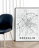 plakaty Plakat Mapa Koszalin 1