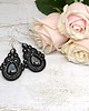 kolczyki soutache Czarne kolczyki sutasz - kolekcja Thalia 6