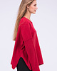 swetry damskie  Sweter Oversize Alaska Czerwony 2
