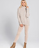 swetry damskie  Sweter wełniany z kaszmirem Saar Look 263 beż 4