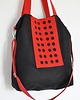 torby XXL Torba hobo XXL - czerń, czerwień 1