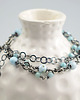 bransoletki z kamieni naturalnych Larimar w srebrze - bransoletka 3
