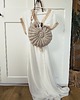 torby na ramię Torba beżowa muszla z sznurka bawełnianego na ramię " Seashell Bag" 3