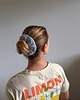 gumki do włosów Wełniana melanżowa scrunchie 1
