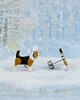 kolczyki ceramiczne Beagle mini pieski- ceramiczne sztyfty 1