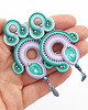 kolczyki soutache Letnie boho kolczyki 3