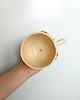 filiżanki Ceramiczna jesienna filiżanka w dynie i listki 3