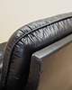 fotele Fotel czarny, włoski design, lata 80, produkcja: Włochy 5