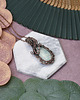 wisiory Miedziany wisiorek wire wrapping z amazonitem #470 3