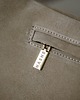 saszetka nerka Beani bag maxi - skórzana nerka - zamszowa - beż 9