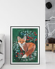 plakaty Wild Fox ilustracja drukowana 4