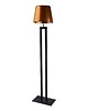 lampy podłogowe Czarno-złota lampa stojąca do salonu w stylu glamour VEGAS MIRROR 6