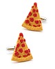 spinki do mankietów SPINKI DO MANKIETÓW koszuli MANKIETU pizza kawałek 1