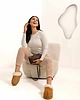 legginsy Legginsy sztruks beige. 2