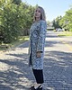 sukienki midi damskie Kimono z paskiem piękny  wzór 100% bawełna. 1