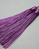 kolczyki wire wrapping MAXI  BOHO /bakłażan vol. 2/  - kolczyki 1