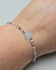 bransoletki na sznurku Supełkowane Akwamaryny 1