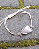 bransoletki wire wrapping Krzemień na lato  - bransoletka sznurkowa 3