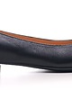 baleriny damskie Baleriny Skórzane - czarne    (6702) 1