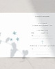 kartki okolicznościowe - wydruki Zaproszenie na Chrzest Święty Blue 1