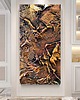 obrazy Obrazy do salonu -  metaliczny płaskorzeźba 80x160cm 1