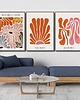 plakaty Zestaw 3 plakatów inspiracja Matisse 2