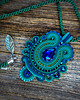 wisiory Elegancki naszyjnik soutache 2