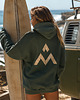 bluza z kapturem damska Bawełniana bluza z kapturem Nature Flow Hoodie UNISEX OVERSIZE 1