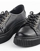 sneakersy damskie Sneakersy skórzane  sznurawane  (6833) 1