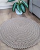 dywany Dywan szydełkowy ze sznurka bawełnianego okrągły 60cm 6