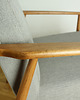 fotele Fotel Lisek PRL, Fotel 300-190, Naturalna tkanina 2