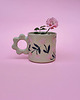 kubki Ceramiczny kubek w kwiaty 1