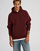 bluzy męskie Bluza z kapturem STUDIO Red Wine męska 5
