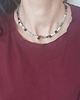 chokery Naszyjnik choker BOHO ART granat, turmalin, amazonit 1